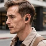 noise-canceling earbuds at the gym