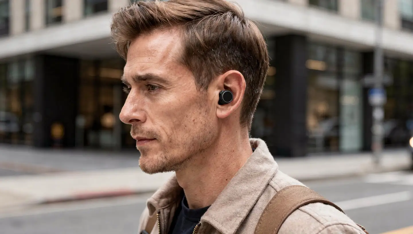 noise-canceling earbuds at the gym